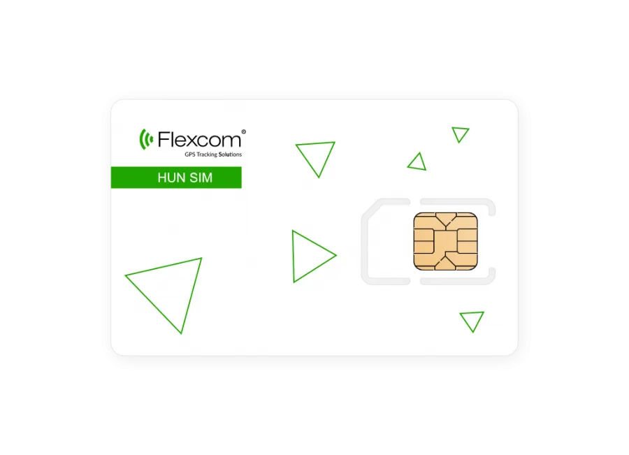 FLEXCOM SIMGPSHU6H data sim card for gps tracking device for use within hungary for 6 months